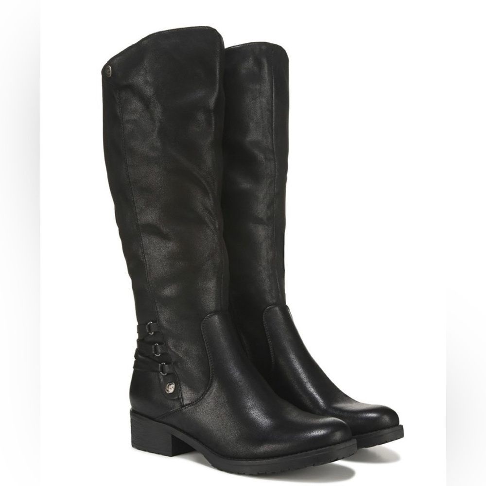BareTraps Black Over the Knee Boots